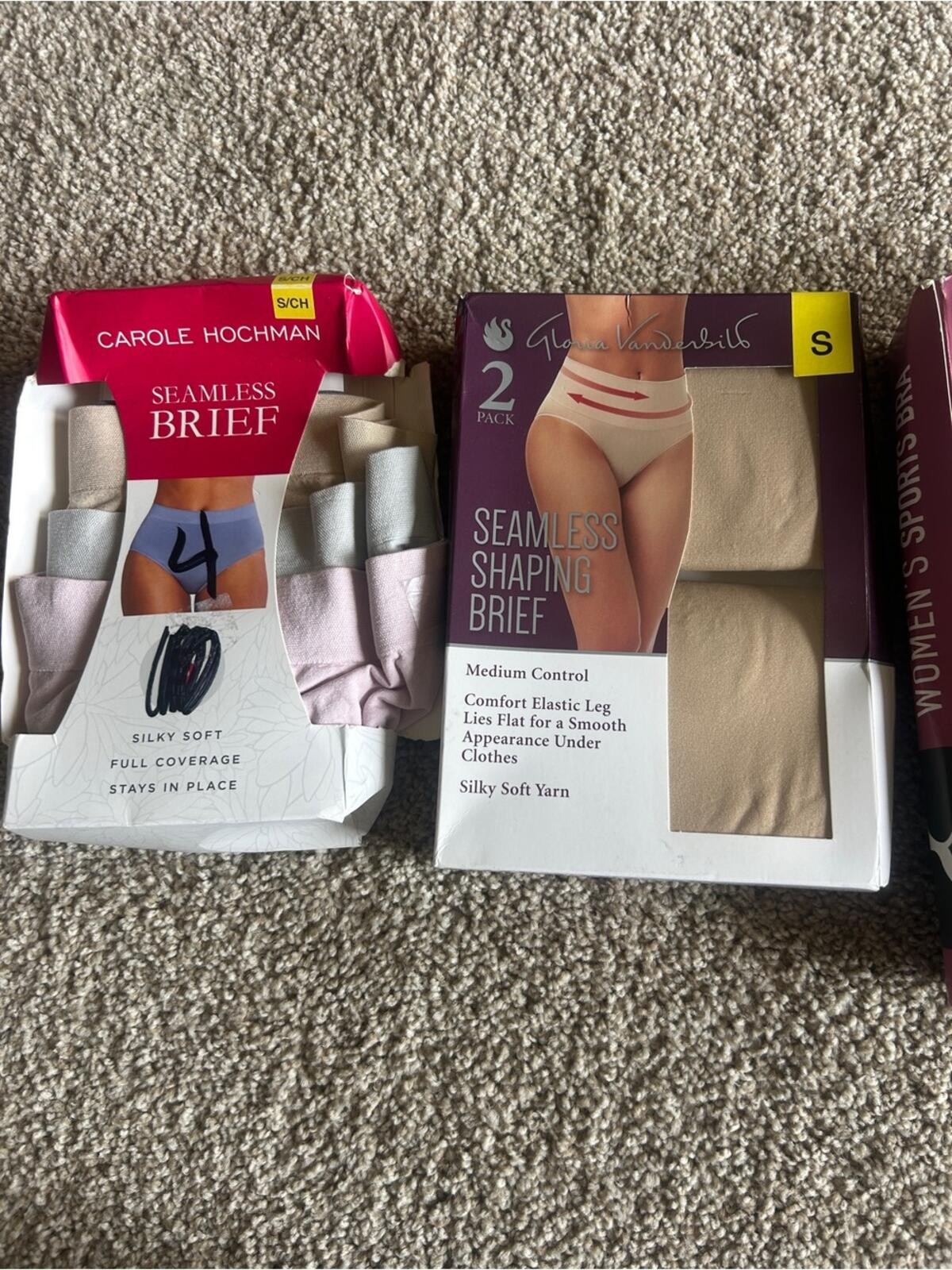 Women’s Size Small Intimates Bundle NWT Puma Bra Shapewear Brief Panties