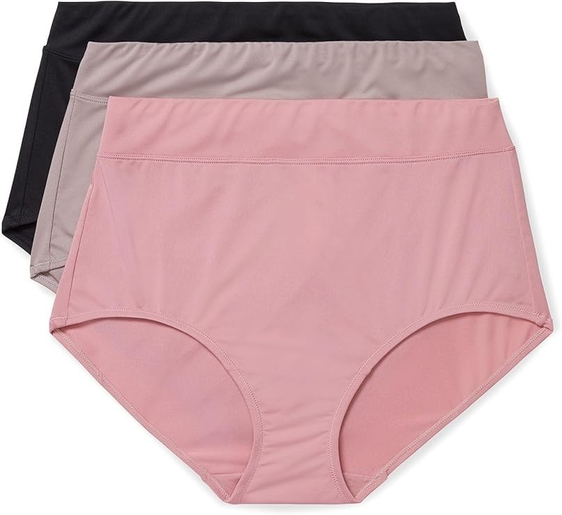 Warner’s Women’s Blissful Benefits Dig-free Microfiber Brief 3-pack Rs9043w