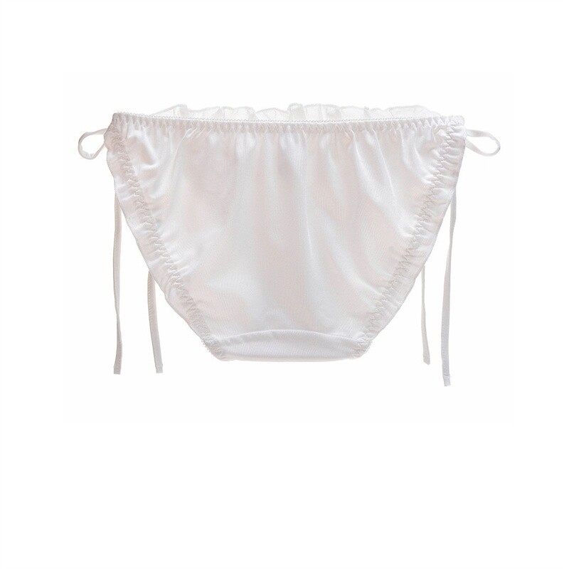 Lady Lace Triangle Briefs Tie Side Sparkly Star Panties Panty Plus Size Soft New