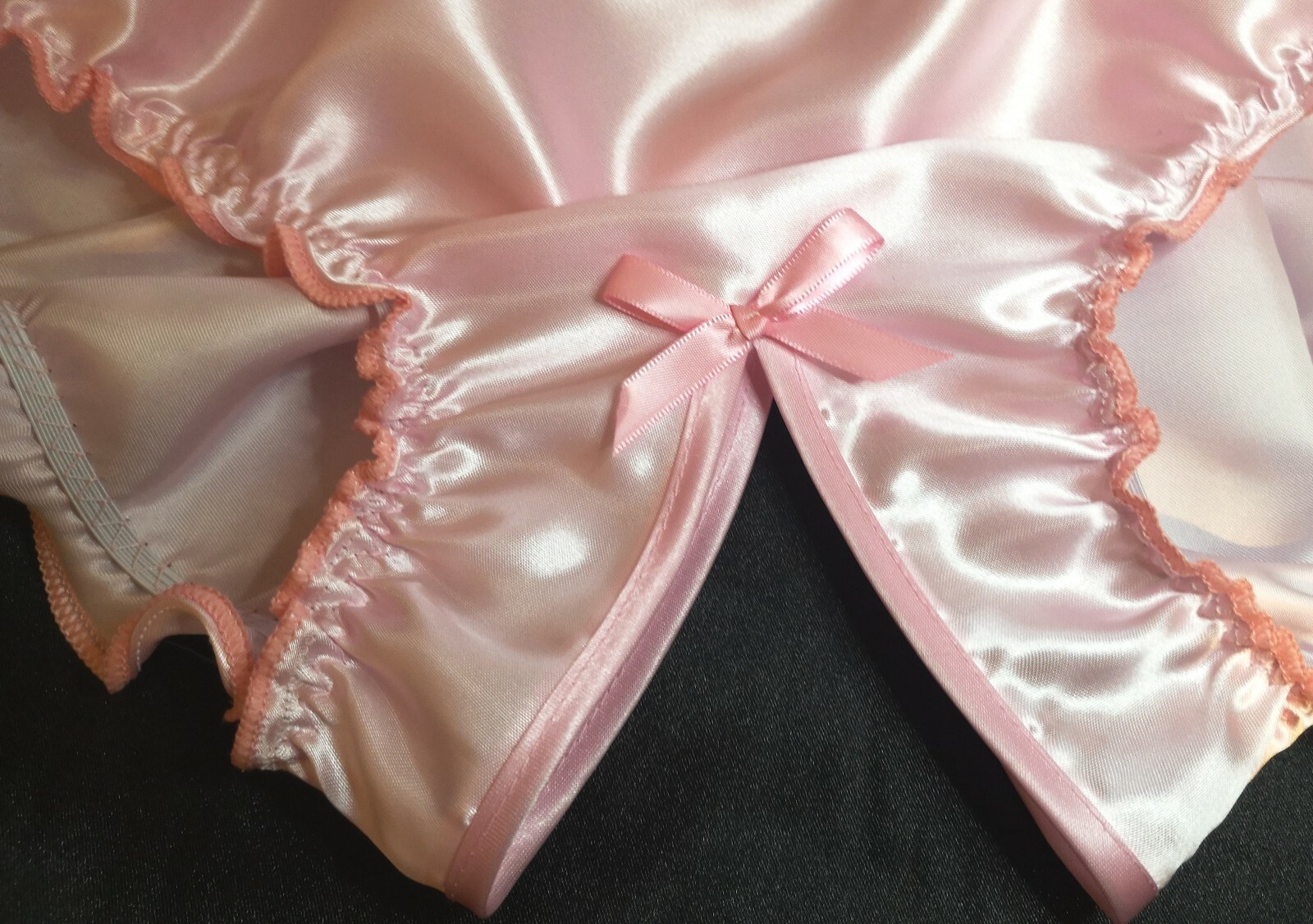 🌸MADE TO ORDER* “SATIN SISSY” CROTCHLESS Knickers any size&colour 🌸