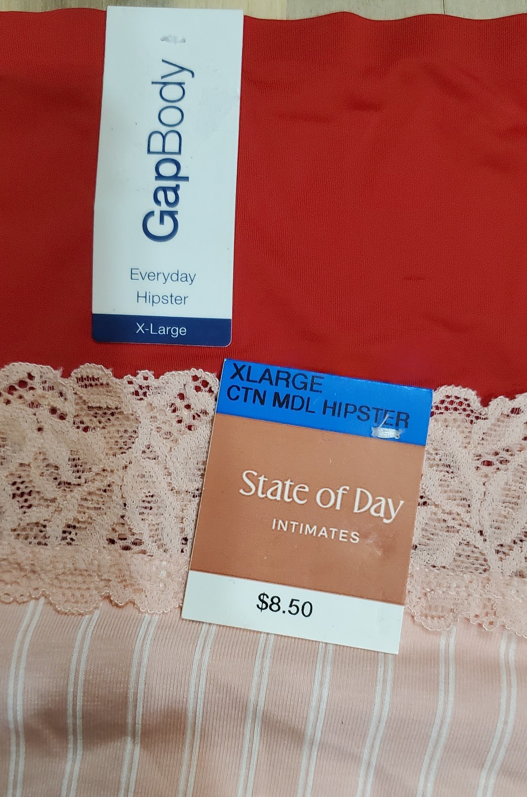 Warner’s No Pinching No Problems ®- State of Day- Gap Hipster Size XL Lot of 4