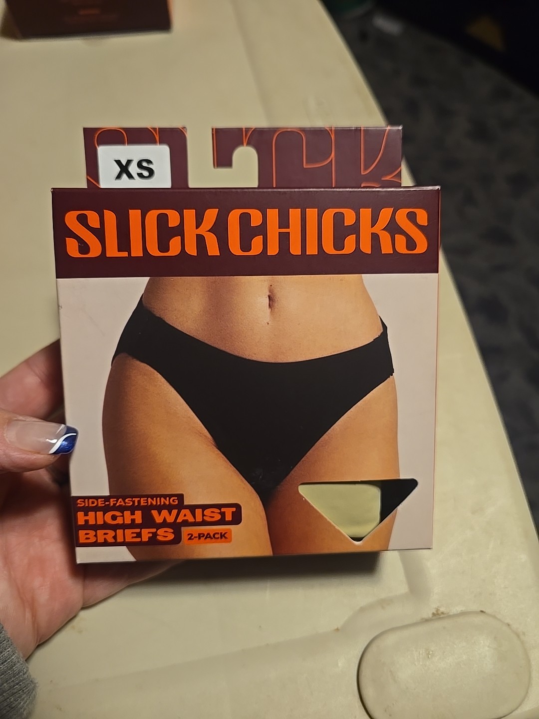 Slick Chick’s XS 24-25 Inch Waist 35-36 Hip High Waist Briefs 2 Pk Side Fast I1