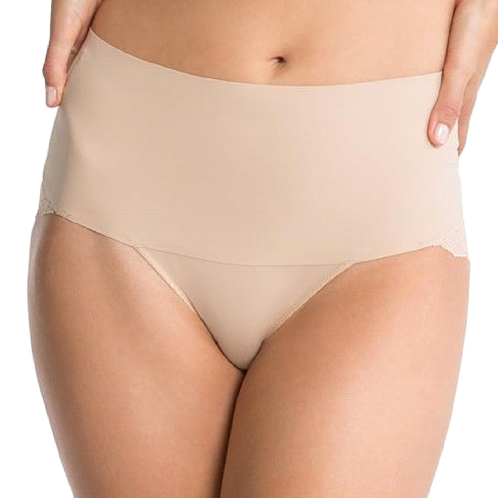 SPANX Undie-tectable Lace Cheeky Brief Soft Nude Size M NWT