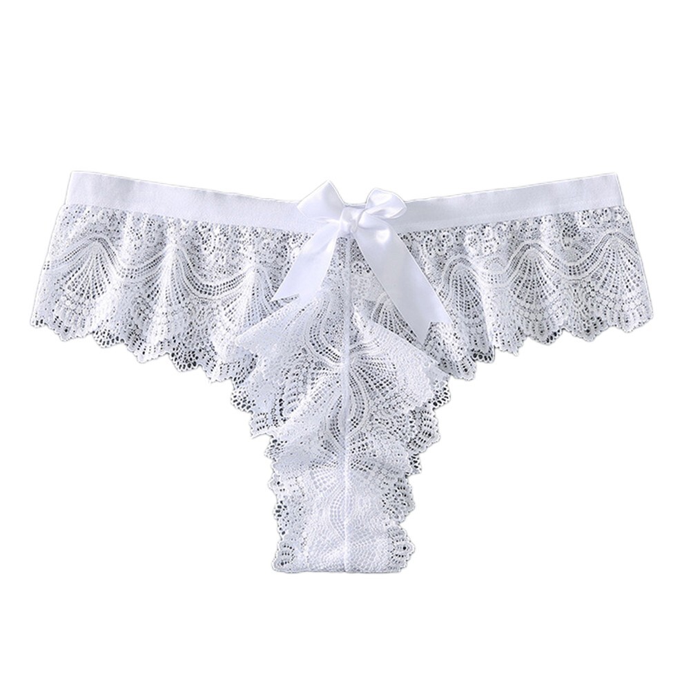 Womens Thong Lace Panties with Thin Straps Low Waist Briefs for All Seasons