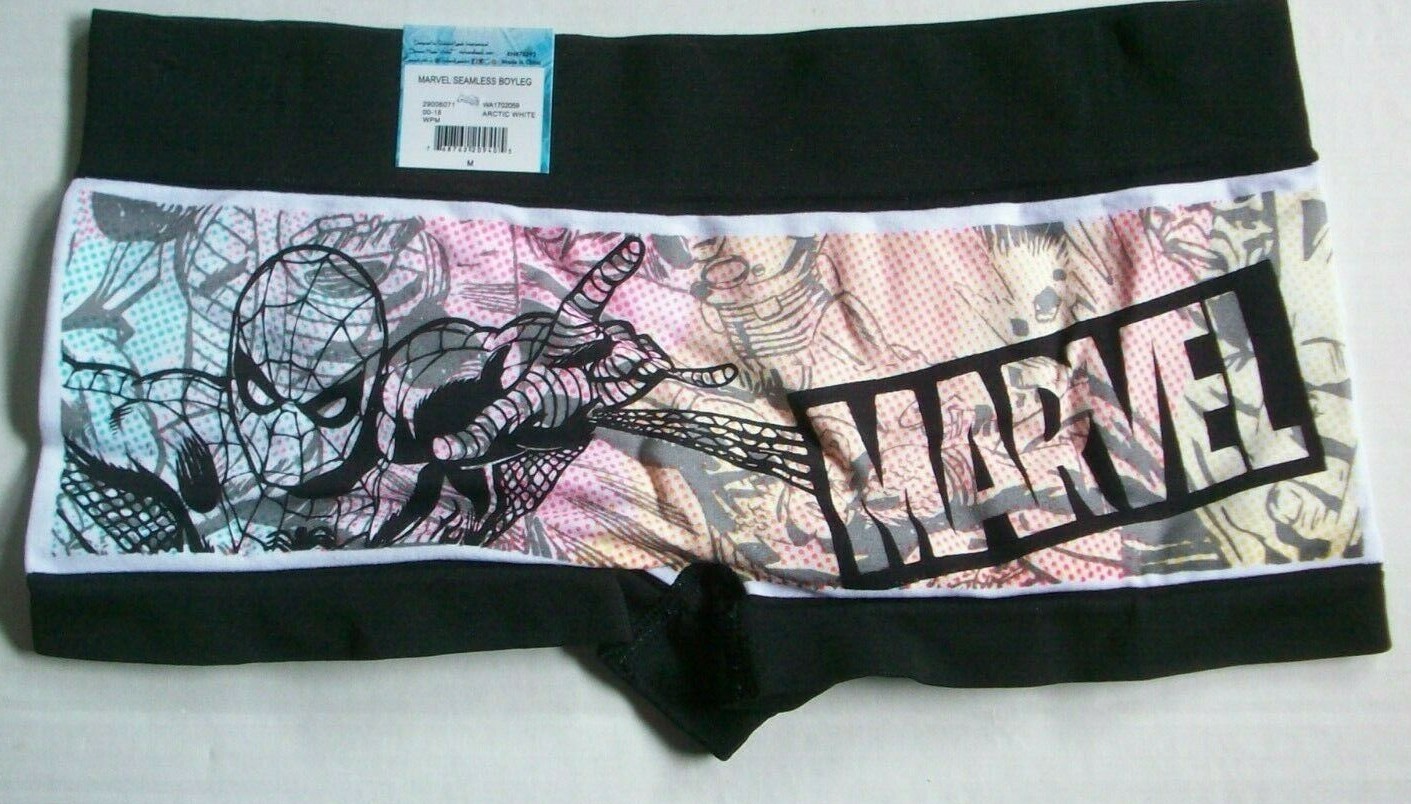 Marvel Comics Spider-Man Womens Underwear -available in Med to 2x – New
