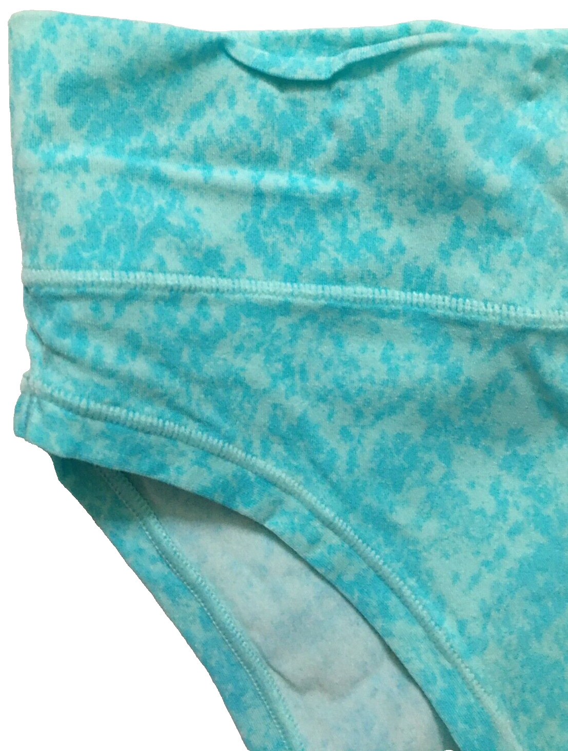 Womens Teal Blue Cheeky Panties Size 2X-3X Wide Band Super Soft 4 Way Stretch