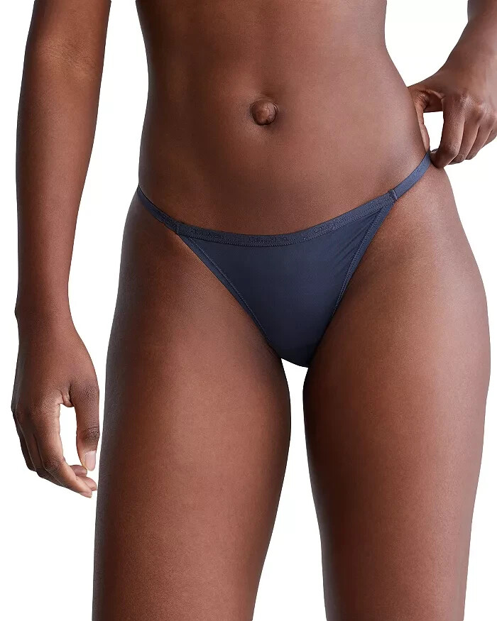 $$$Calvin Klein Women (X-LARGE) IDEAL STRETCH MICRO STRING THONG QD5115-411