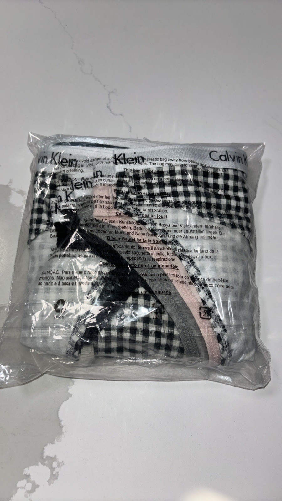 NWT Womens Calvin Klein 5 Pack Carousel Bikini Panties MSRP $65