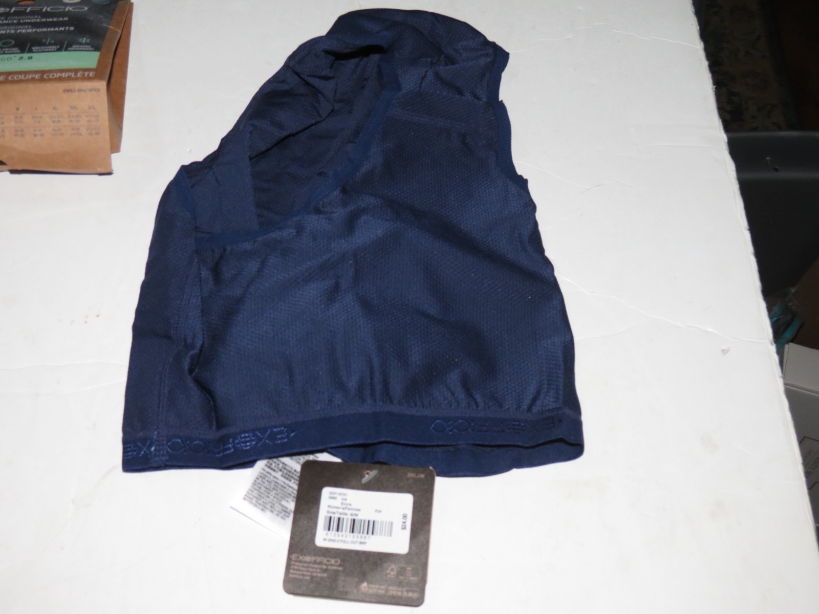 t1 ExOfficio Womens Size M Give-N-Go 2.0 Full Cut Brief Travel Underwear Blue