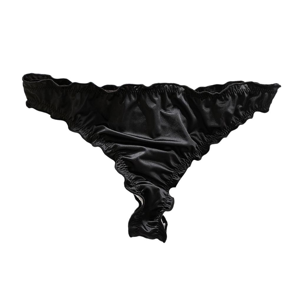 Daily Wear Ice Silk Underwear Seamless Briefs 76% Polyester 24% Spandex
