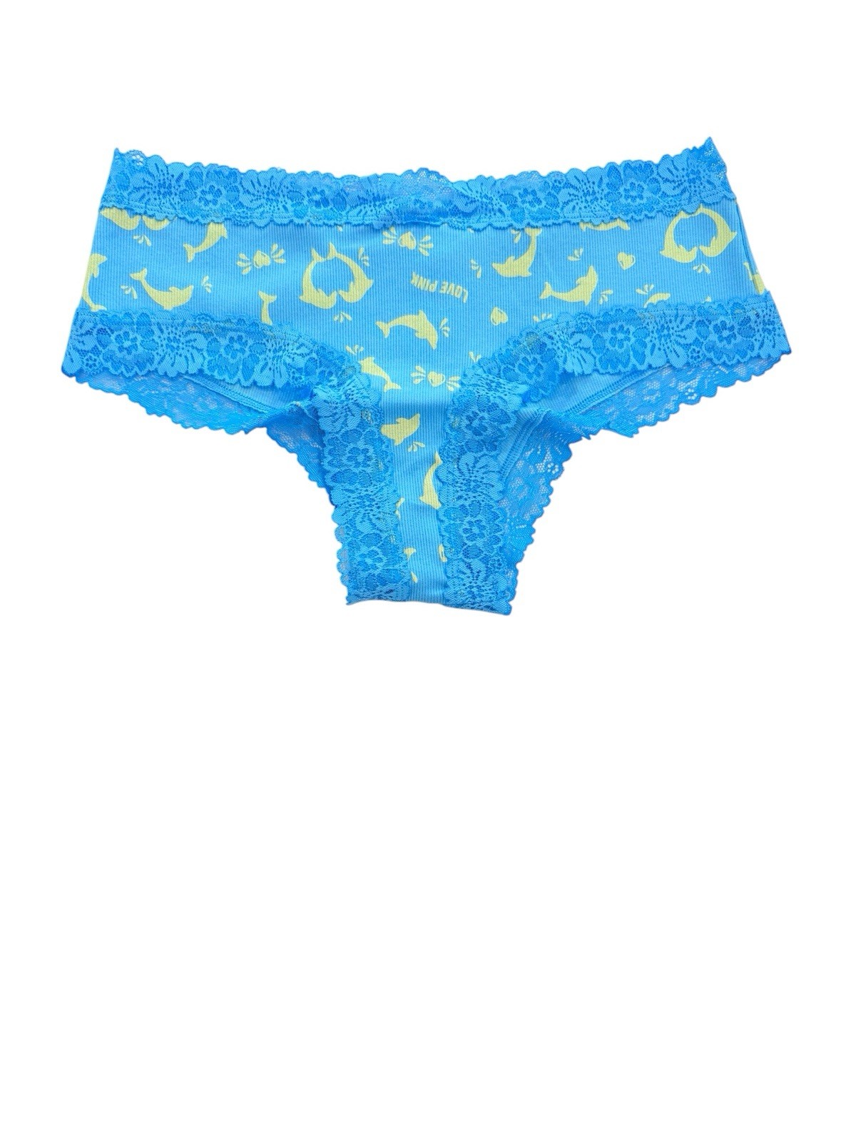 Victoria’s Secret PINK Cheeky Lace Panties Large LOT OF 4 Beachcore Pastel Set