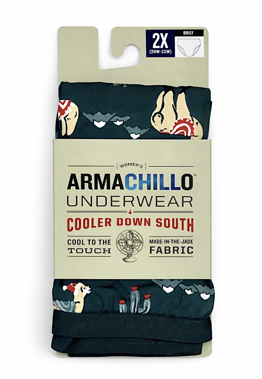 Duluth Women’s Armachillo Cooling Underwear Brief/ Llama Print Size 2X (20w-22w)