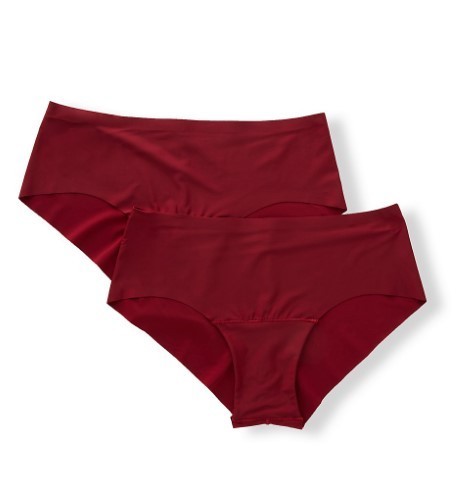 MAGIC Bodyfashion L104440 Raspberry Dream Invisibles Hipster 2-Pack Size L