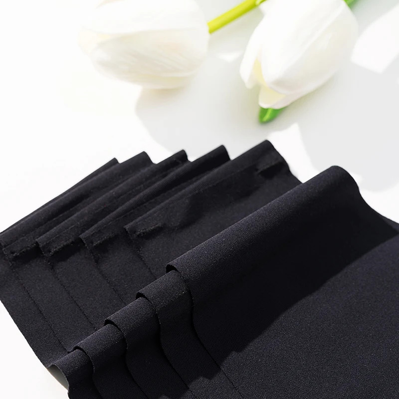 Seamless G String Panties Breathable Low Rise Women’s Black Underwear 10 Pcs