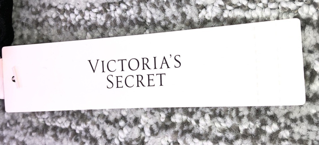 Victorias Secret Very Sexy NWT Large Black Scatter Shine Strap Thong Panty Bling