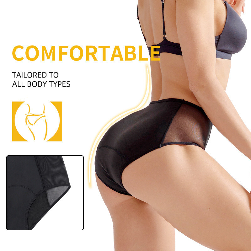 4-layer Menstrual Panties Physiological Pants Leak Proof Women Period Underwear