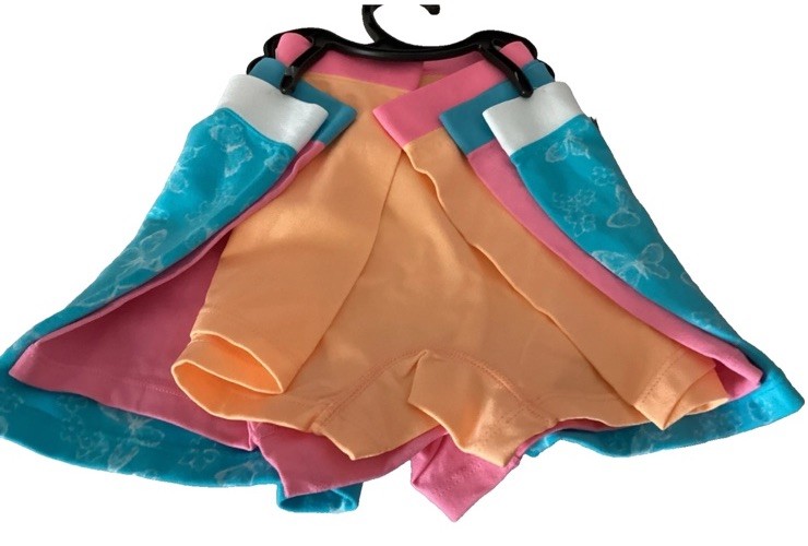Medium 3 Pack Seamless Boyshort Panties Size M 9/10 Celebrate Summer Butterflies