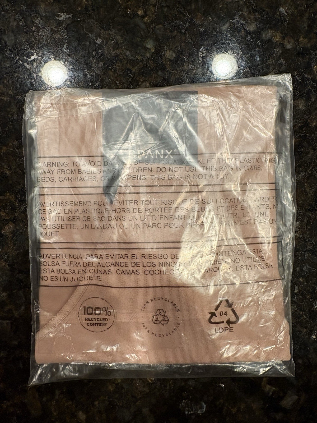 SPANXshape ExtraOrdinary Thong Size Large Toasted Oatmeal NWT