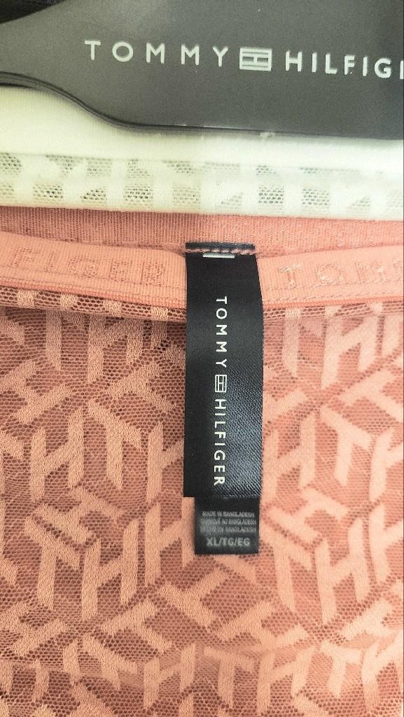 NWT 3 Tommy Hilfiger STRING Bikini underwear Panties XL Mesh LOGO design $36