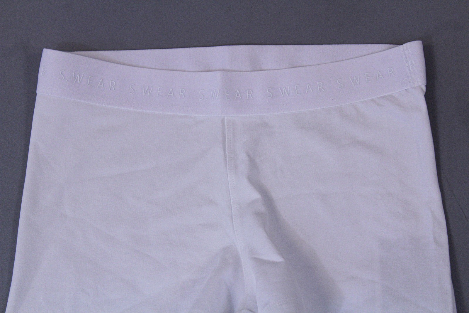 S. Wear Women’s Basic Solid Harmony Pull-On Boy Shorts AC2 White Size: 1 NWT