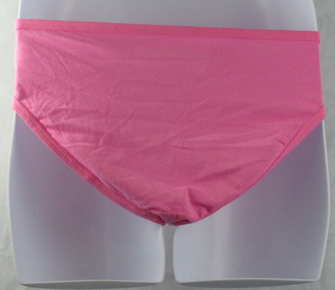 Jenni Women’s 95% Cotton Bikini Panty Underwear, Pink, XL