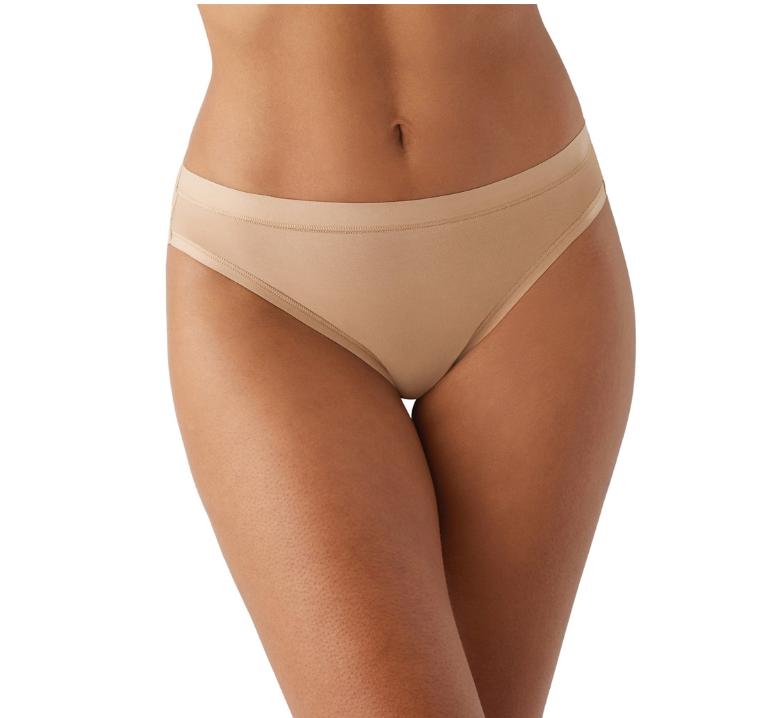 Wacoal XL (Size 8) Understated Cotton Bikini Panty NWOT 870362 Sand