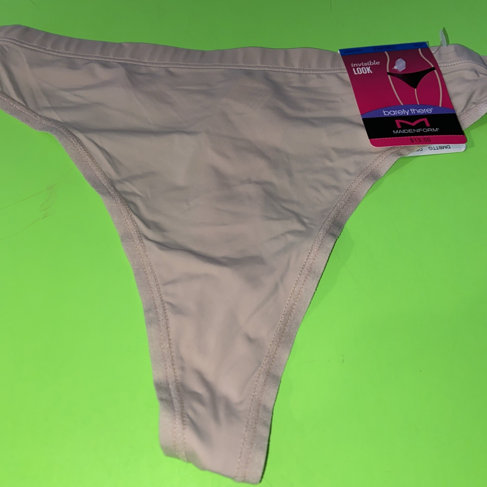 2 PAIRS MAIDENFORM NUDE PANTIES / X-LARGE/ Size 8/ MSRP $36