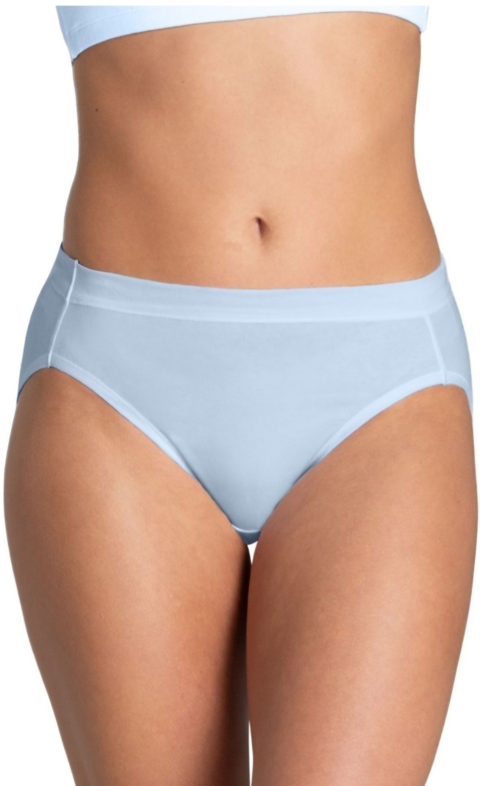 SZ 9 Fruit of the Loom SIGNATURE LOW-RISE 6PK 94%Cot/6%Span Evening Sky + Gift