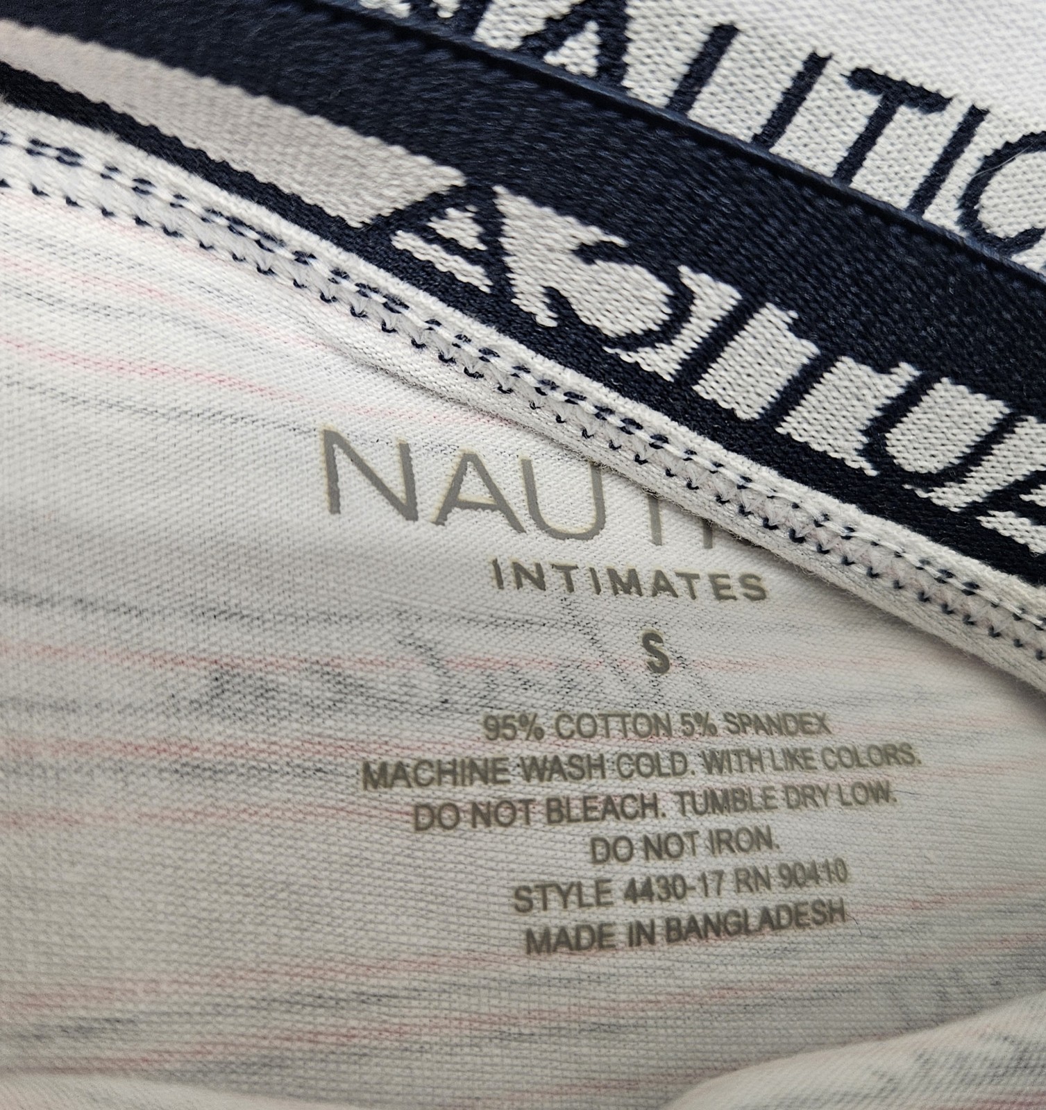 NAUTICA 4 Pack Women’s S M L XL Cotton Logo Hipster Gray Coral Navy White