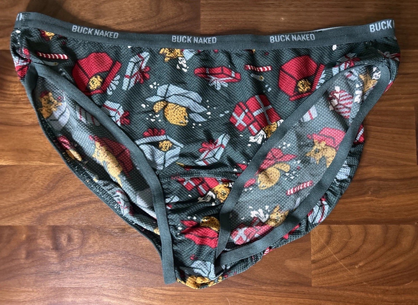 Duluth Women’s Buck Naked Briefs Underwear Panties Size M Medium Christmas Green