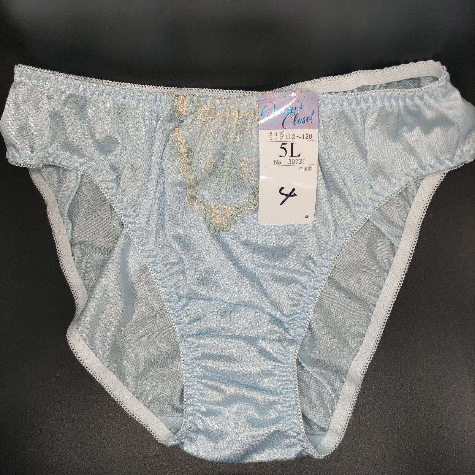 US SIZE 2XL SHINY NYLON TRICOT PANTIES from Japan