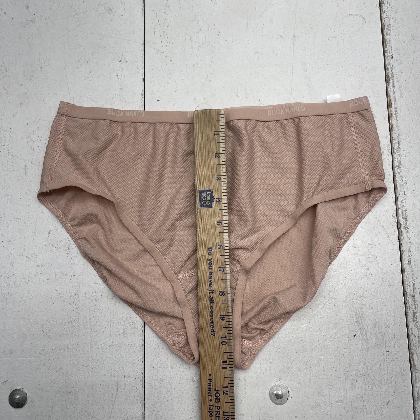 Duluth Trading Buck Naked Underwear Womens Large Nude Briefs Panties