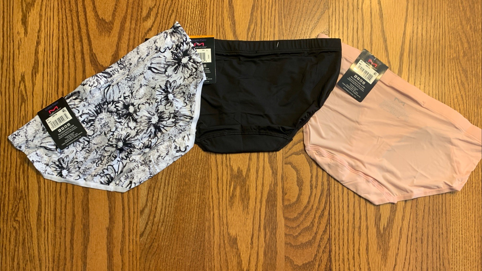 MAIDENFORM Barely There Bikini PANTIES 5 6 8 9 (3 Colors) DMBTBK NWT