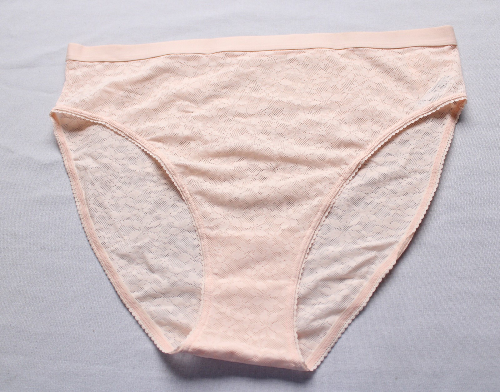 Old Navy Women’s High Waisted Mesh Bikini Underwear MS7 Pink Large NWT
