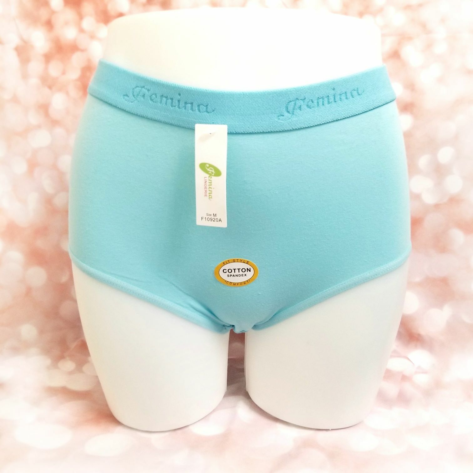 Women Soft Elastic Band Cotton High Waist Classic Brief Panties Underwear S-4XL