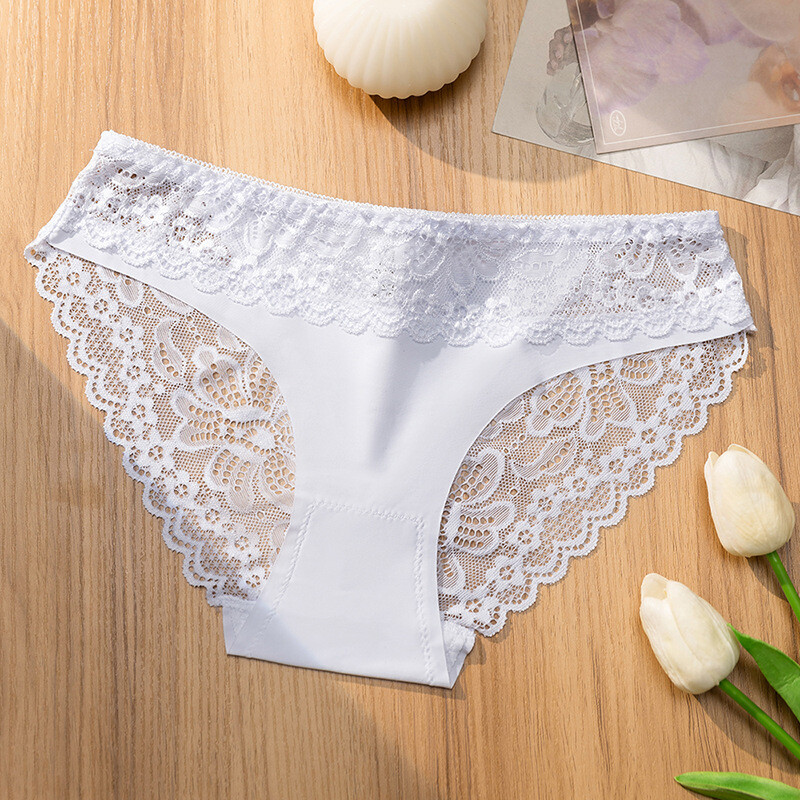 7PCS/LOT Sexy Lady Womens Low Waist Lace Panties Brief Bikini Underwear Lingerie