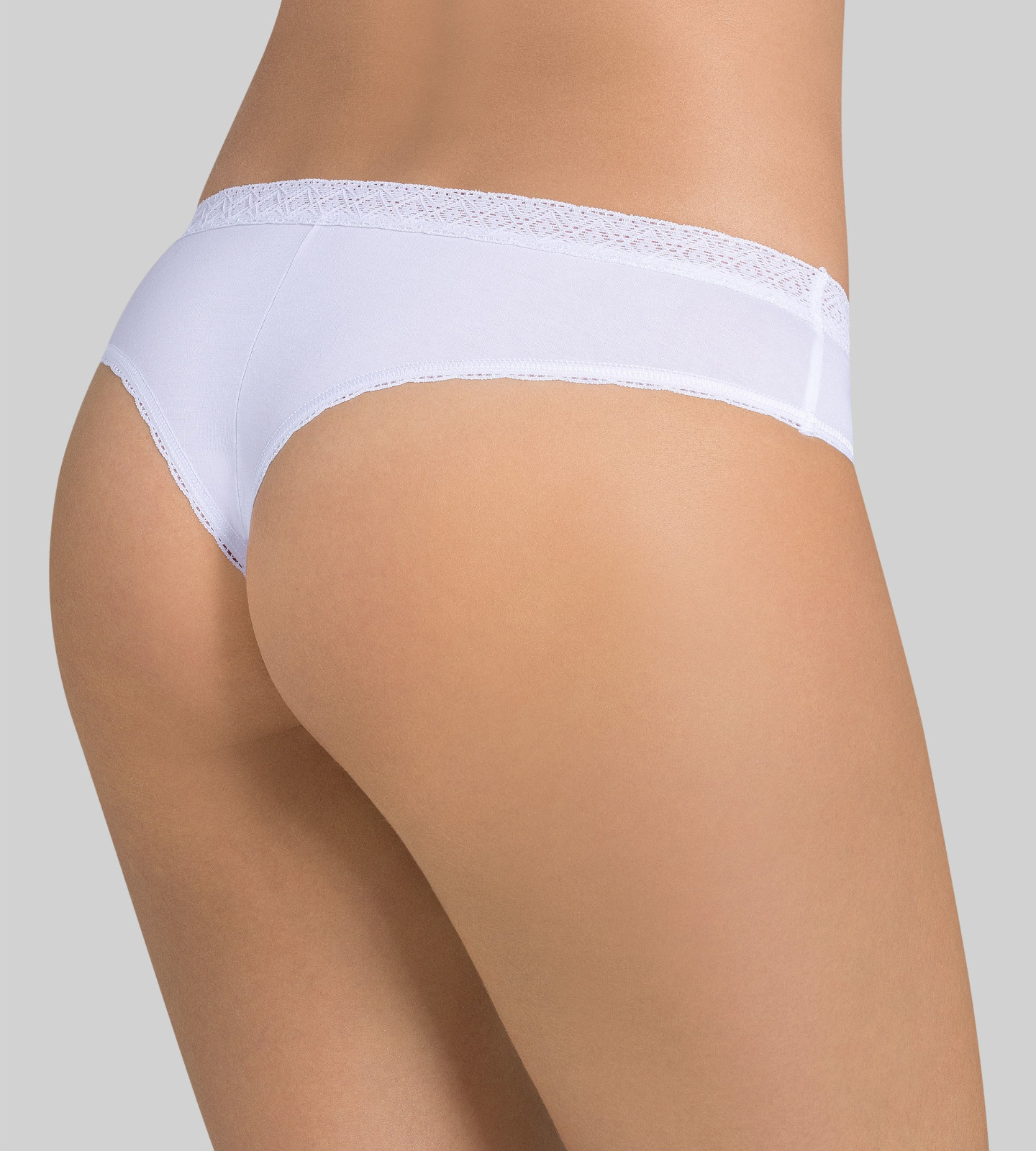 Sloggi EverNew Lace Brazil Panty Knickers 10162963 Black White Beige RRP £7.00
