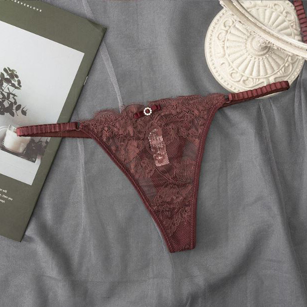 5 Pack Lot Women’s Sexy Lace Panties Thongs G-String Briefs Underwear Lingeries