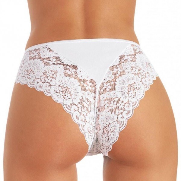 Jadea 789 Women’s Elastic Modal Cotton Lace Back Stretch Briefs