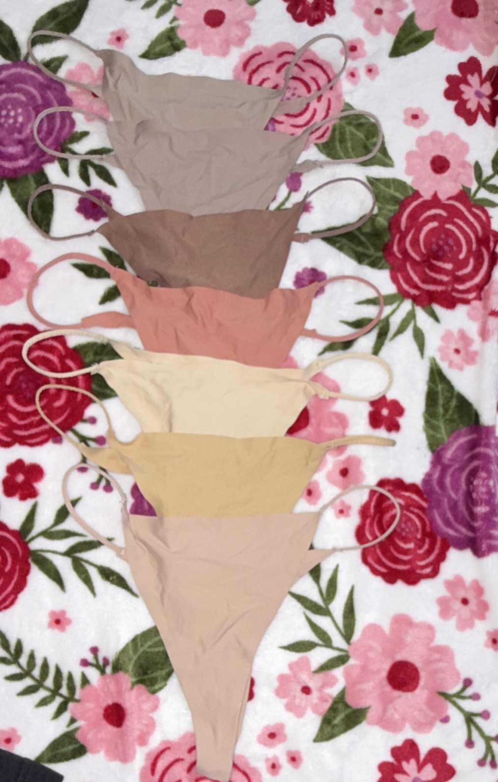 Pack Of 7 Women’s Thong Nude Colors, Super Soft & Comfortable For Everyday Wear