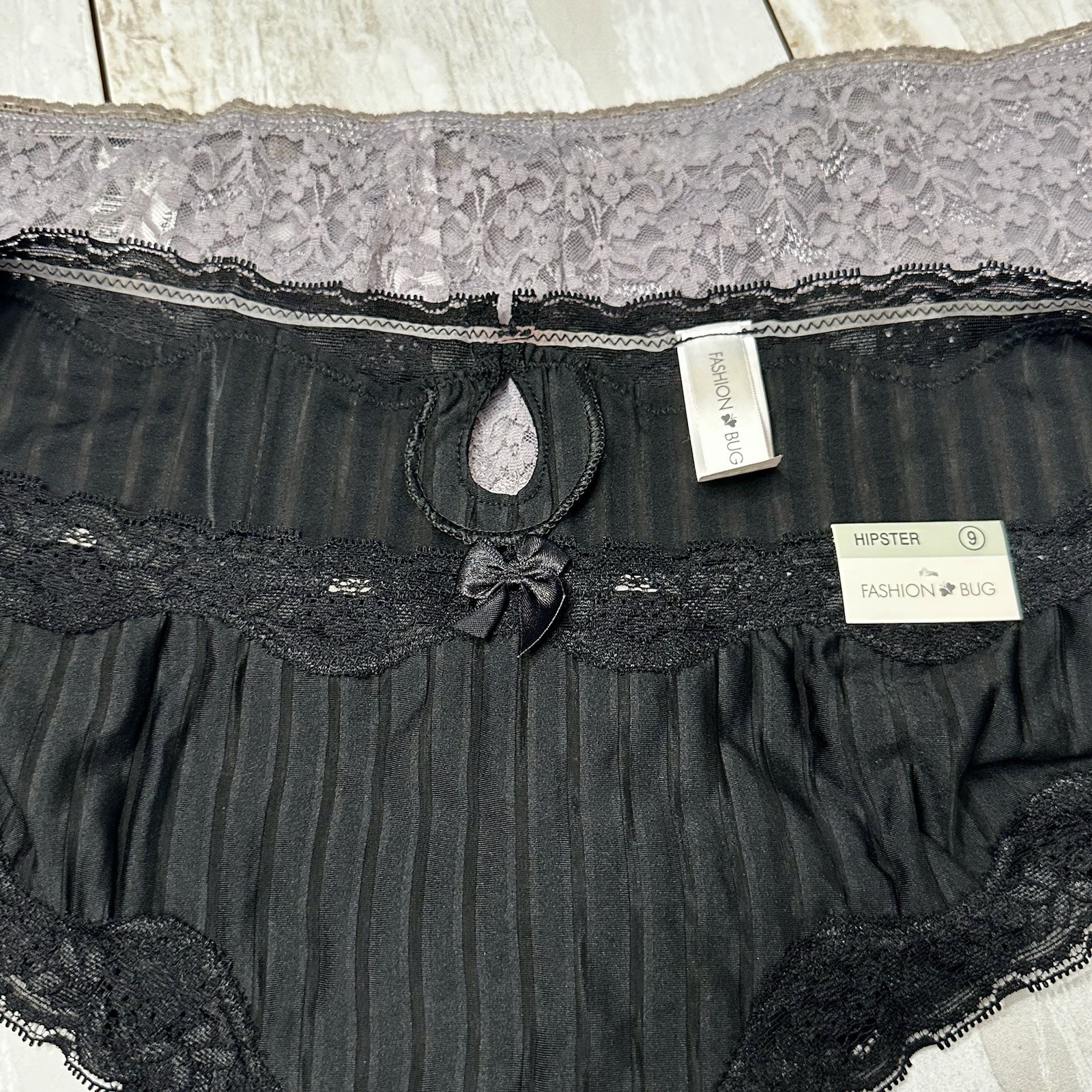 Deadstock Vintage Fashion Bug Women’s Size 8 -9 Panty Lot Of 3 Lacy Cheeky Sexy