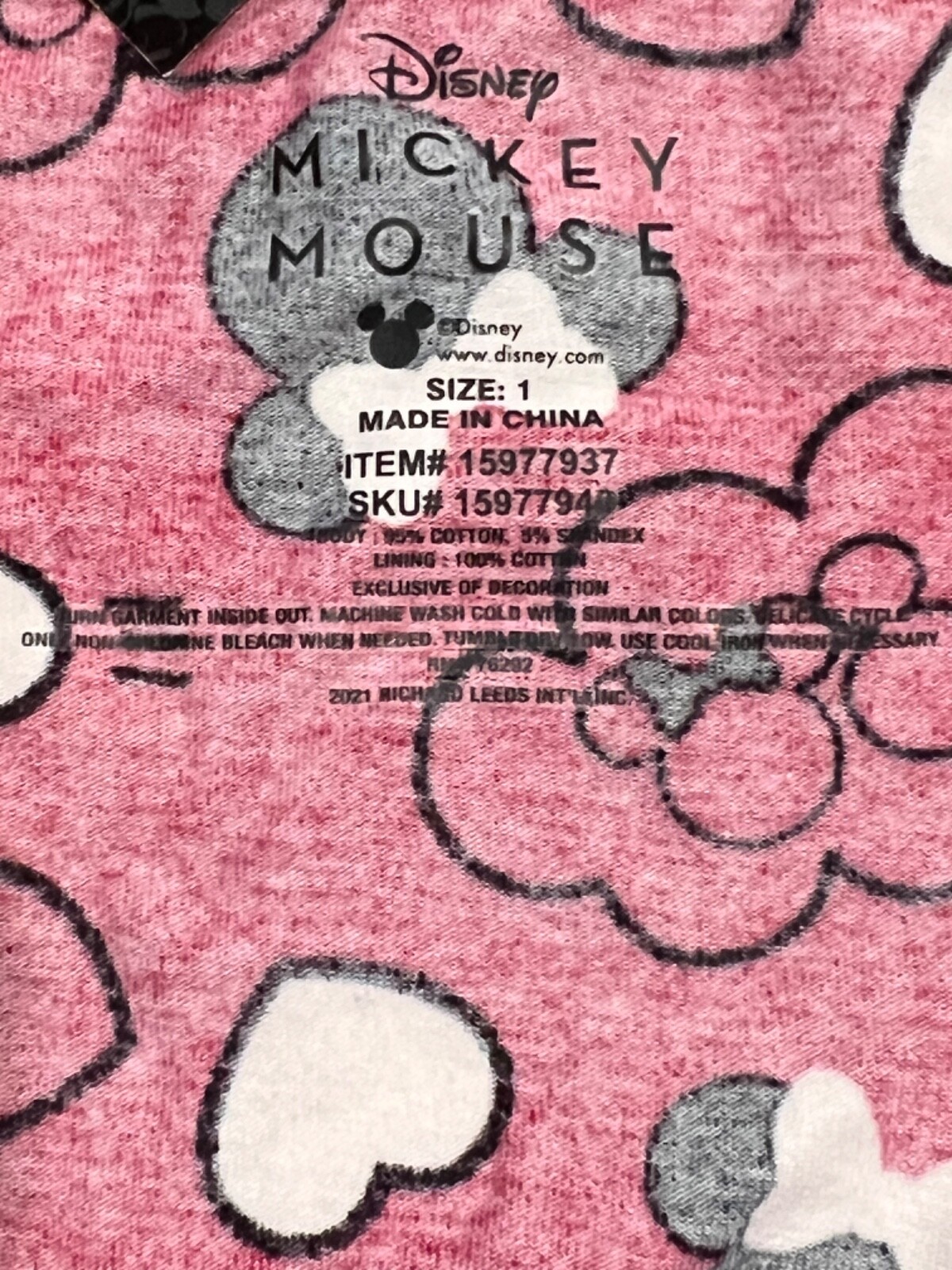 NWT TORRID Cheeky Pantie Underwear Sz 0-1-3 red Mickey Mouse Hearts