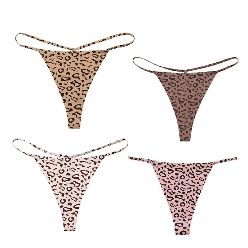 4 Pack Lot Sexy Womens G string Bikini Panties Briefs Thongs Underwear Lingeries