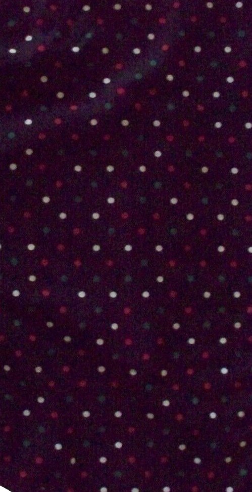 S Black w Red Green White Dot Stretch COTTON Victoria’s Secret BIKINI Pantie