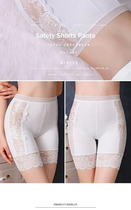 Plus Size Safety Short Pants Women Seamless Under Skirt Boxers for Women Sexy
