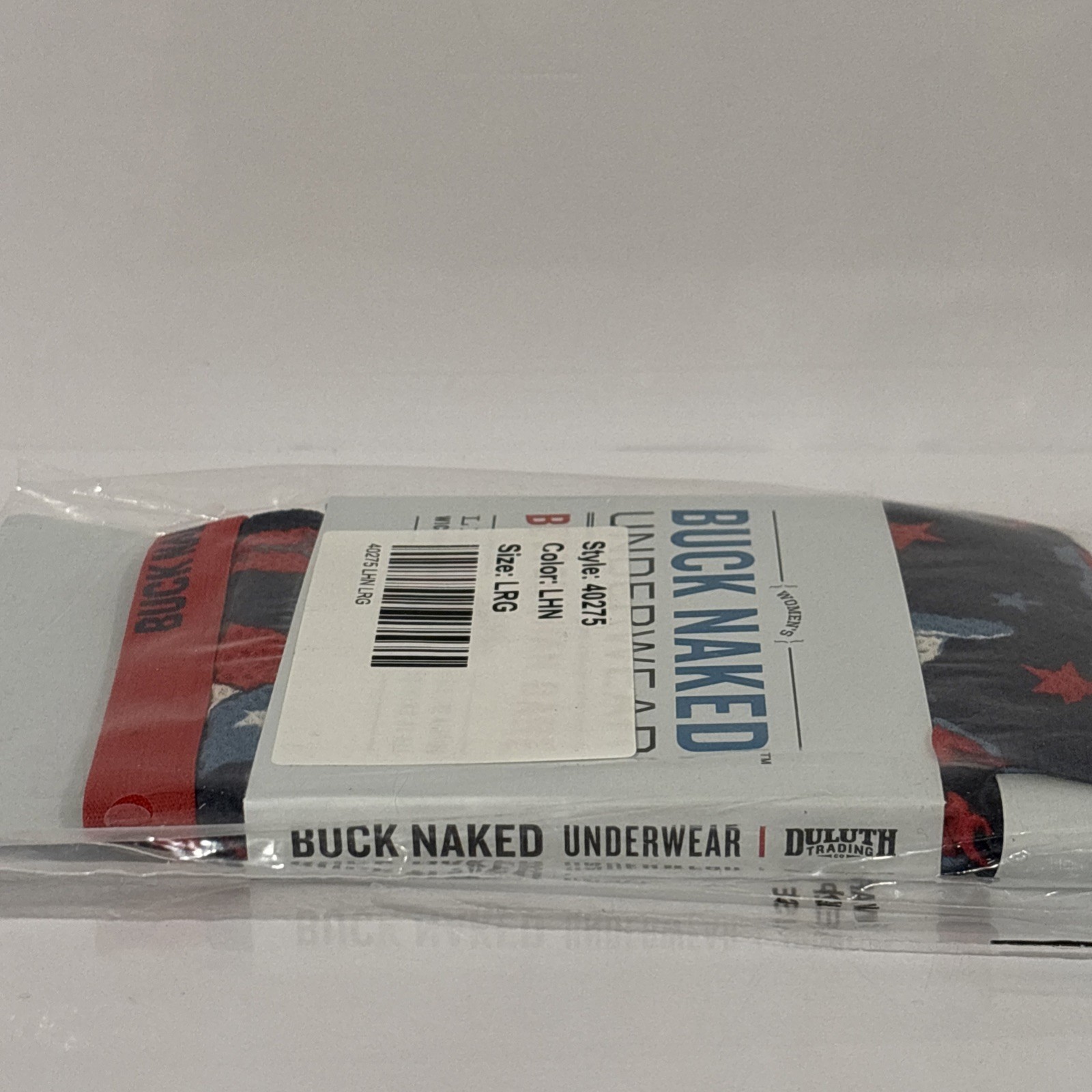 Duluth Trading Women’s Buck Naked Underwear Brief/Texas Longhorn LARGE 14-16 NWT