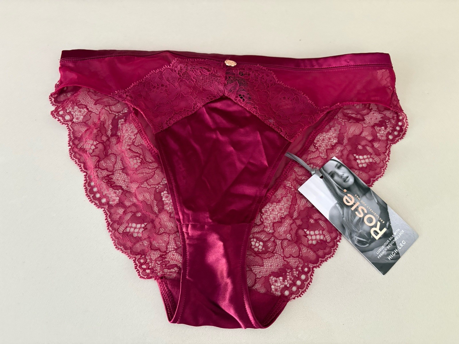 Marks & Spencer Rosie Size 8 High Leg Knickers New with Tags