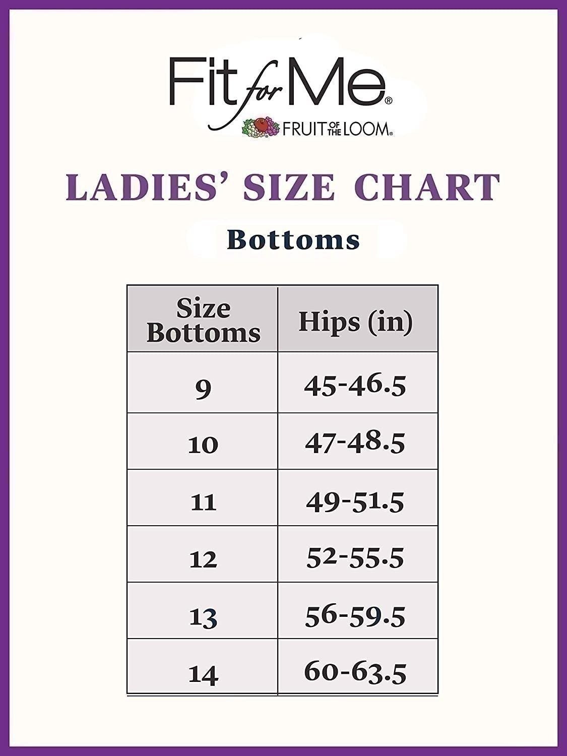 Fruit of the Loom Women’s Fit for Me Plus Size Underwear
