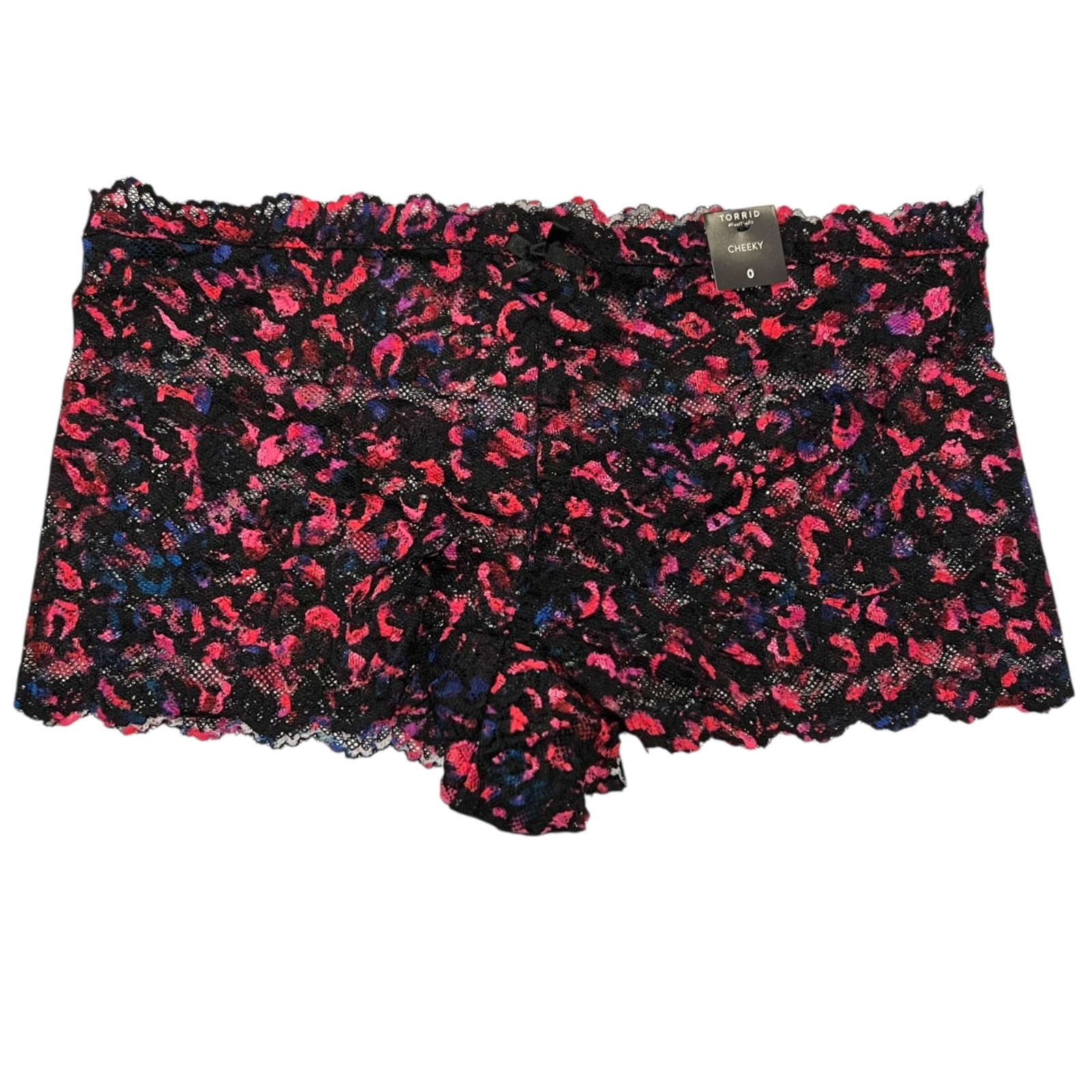 NWT TORRID Cheeky Pantie Underwear Sz 0X-1X-2X-3X-4X Black Pink Blue Lace