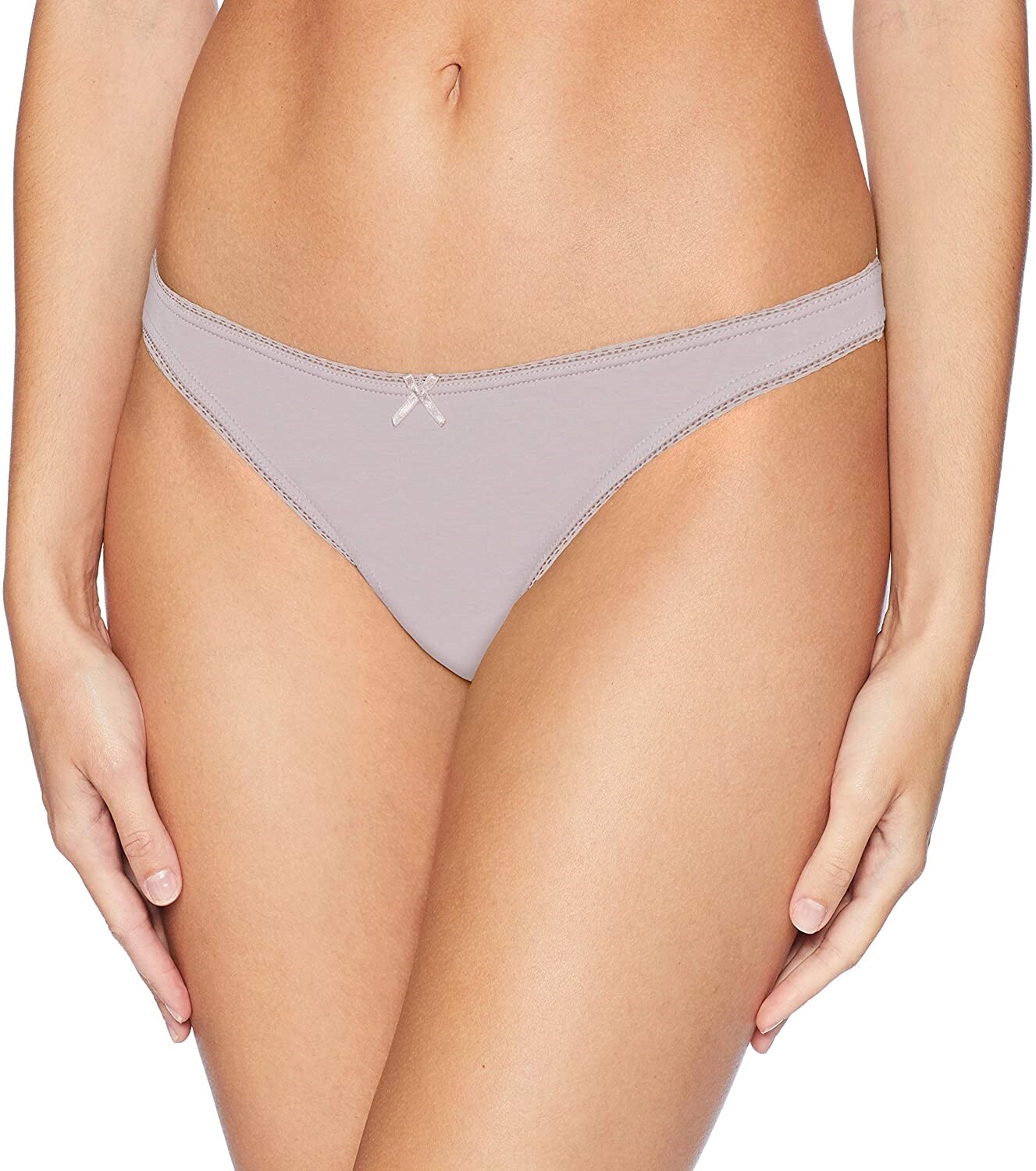 Eberjey Women’s 243580 Lavender PIMA Goddess Everyday Thong Underwear Size M